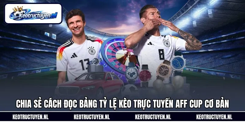 Chia sẻ cách đọc bảng tỷ lệ kèo trực tuyến AFF Cup cơ bản