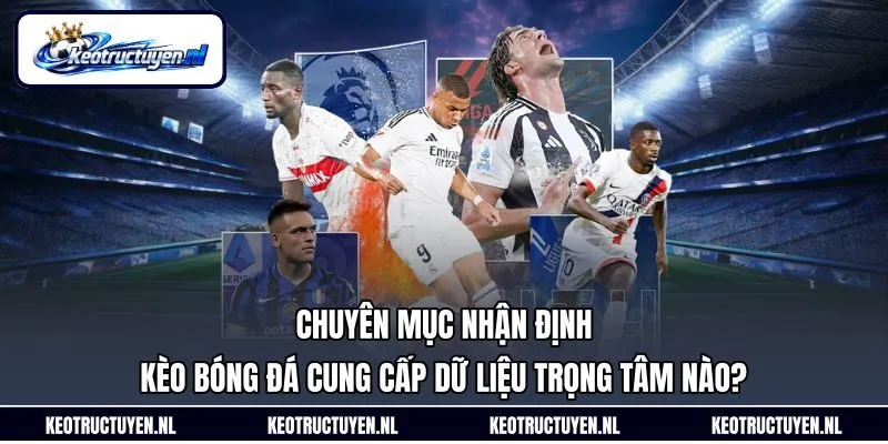 Chuyên mục nhận định kèo bóng đá cung cấp dữ liệu trọng tâm nào? Chuyên mục nhận định kèo bóng đá cung cấp dữ liệu trọng tâm nào?