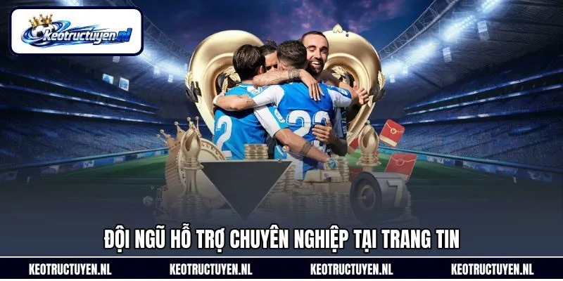 Đội ngũ hỗ trợ chuyên nghiệp tại trang tin