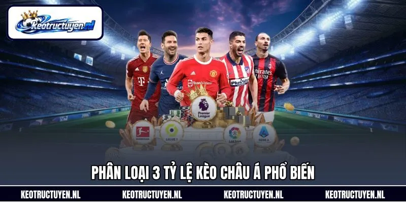 Phân loại 3 tỷ lệ kèo châu Á phổ biến